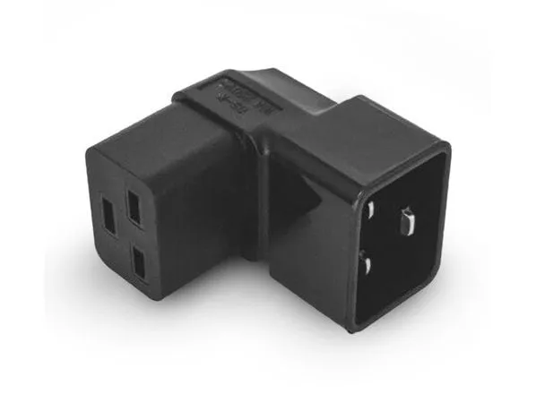 Alpha Elettronica Adapterstecker C19 - C20, frontal gewinkelt Alpha Elettronica Adapterstecker C19 - C20, frontal gewinkelt