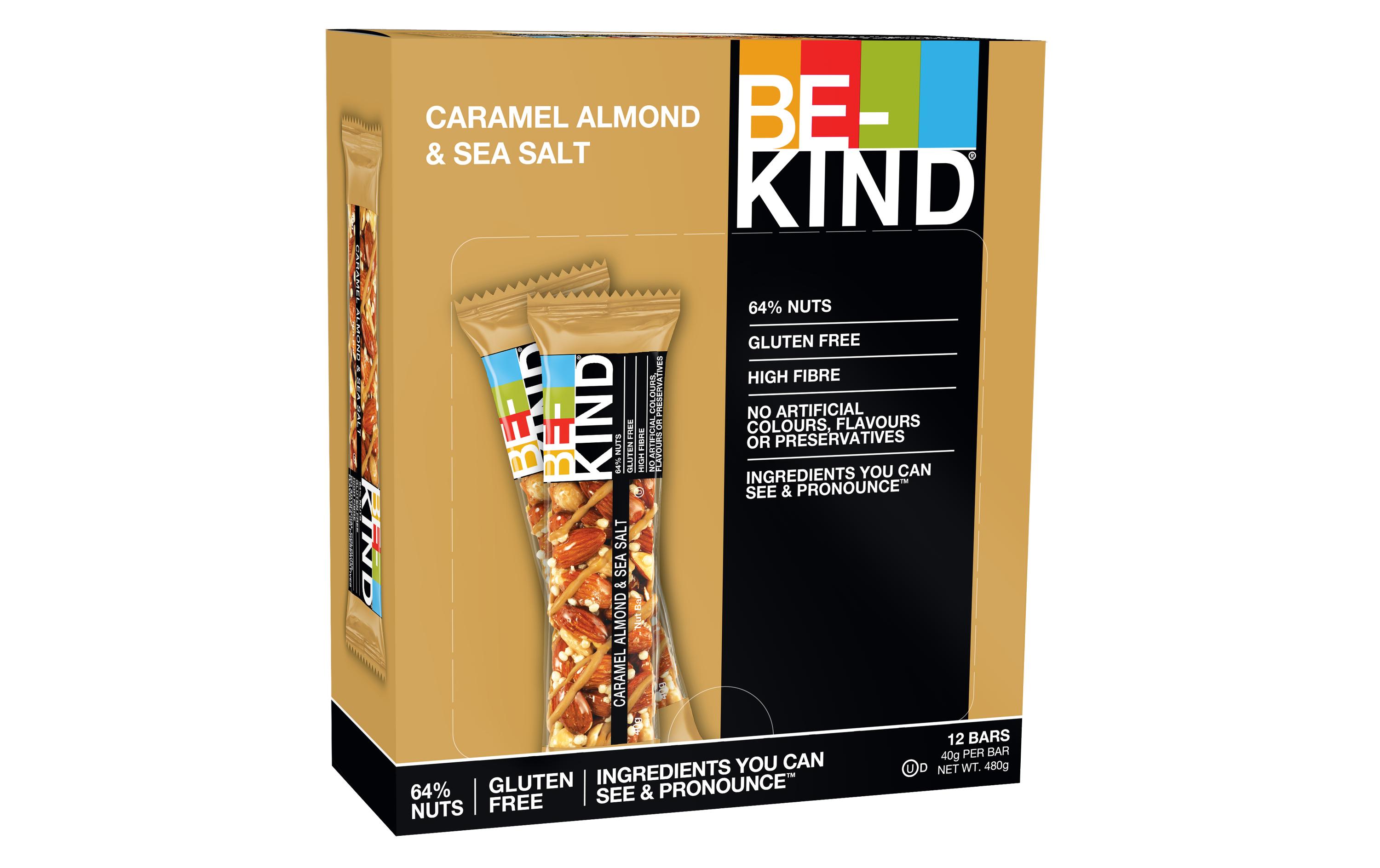 BE-KIND Riegel Caramel Almond & Sea Salt 12 x 40 g
