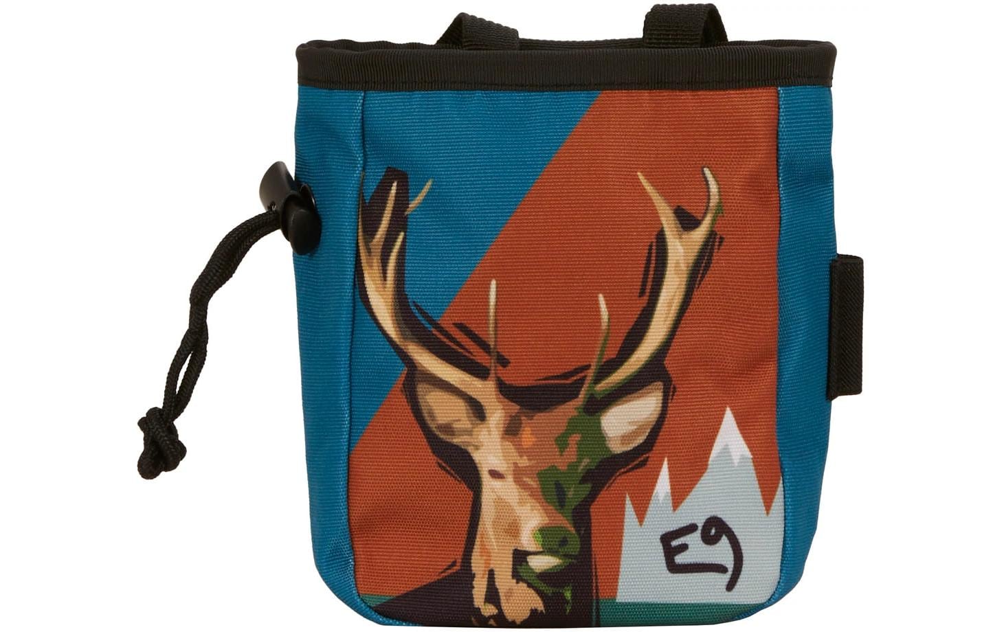 E9 Chalk Bag Osso-P Blau/Dunkelrot
