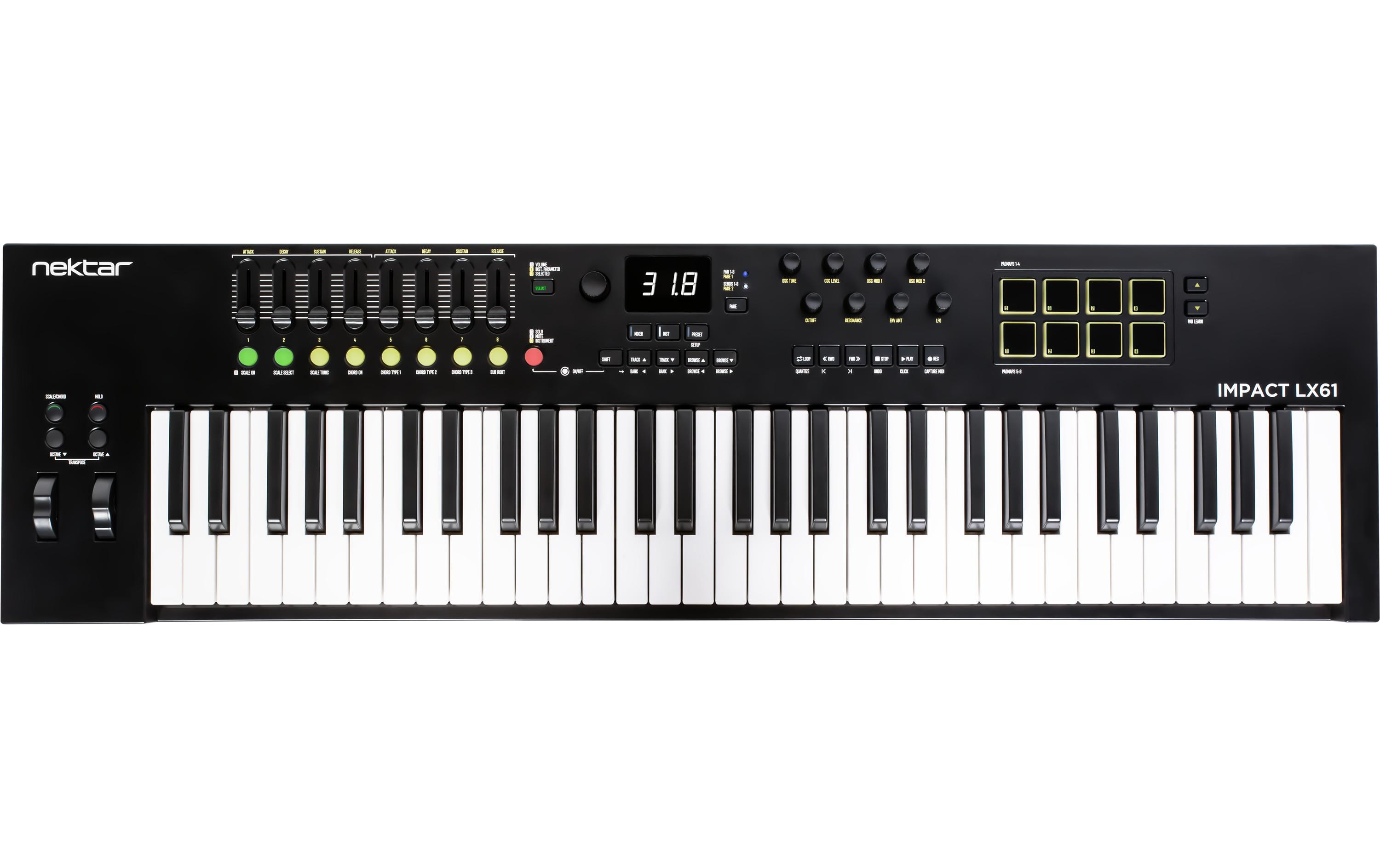 Nektar Keyboard Controller Impact LX61 MK3 Nektar Keyboard Controller Impact LX61 MK3