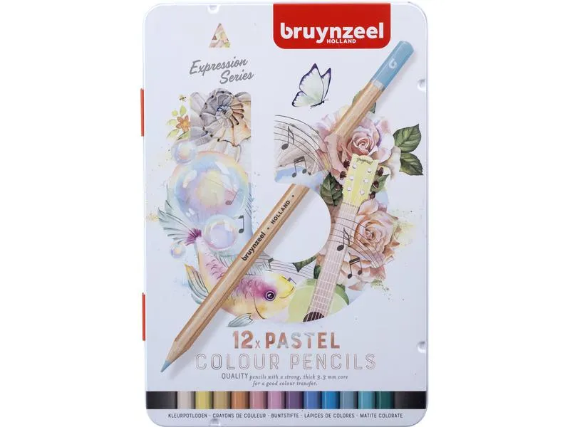 Bruynzeel Farbstifte Pastel 12 Stück Bruynzeel Farbstifte Pastel 12 Stück