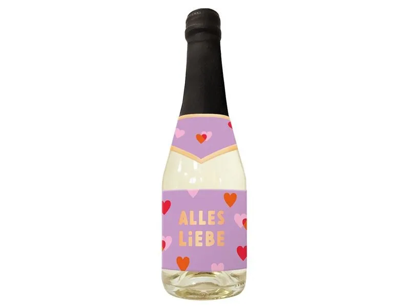 Grafik Werkstatt Secco-Flasche Alles Liebe 0.2 l Grafik Werkstatt Secco-Flasche Alles Liebe 0.2 l