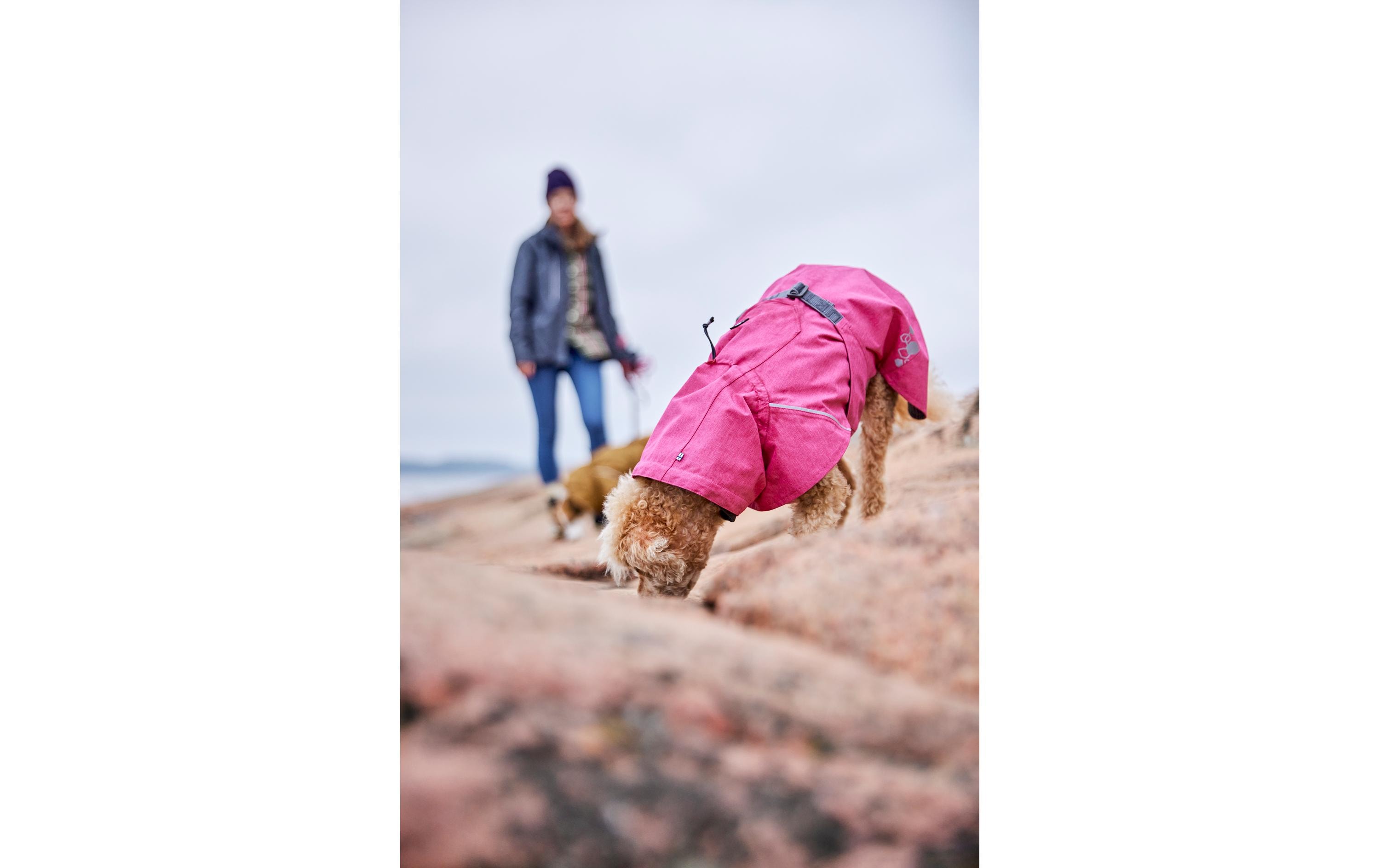 HURTTA Regenmantel Monsoon V2 Eco Pink, 35 cm