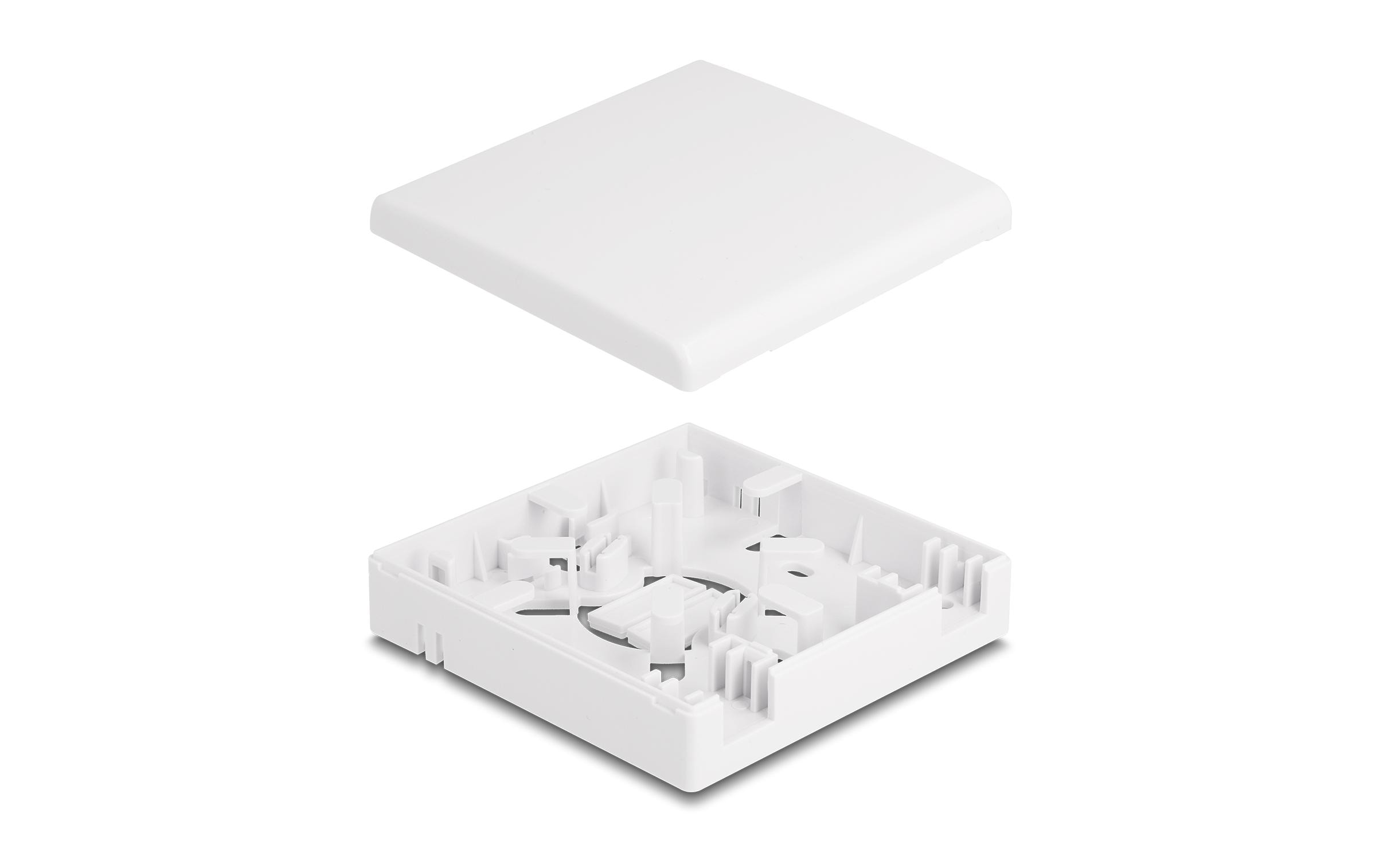 Delock LWL Anschlussdose zur Wandmontage für 2x SC/LC