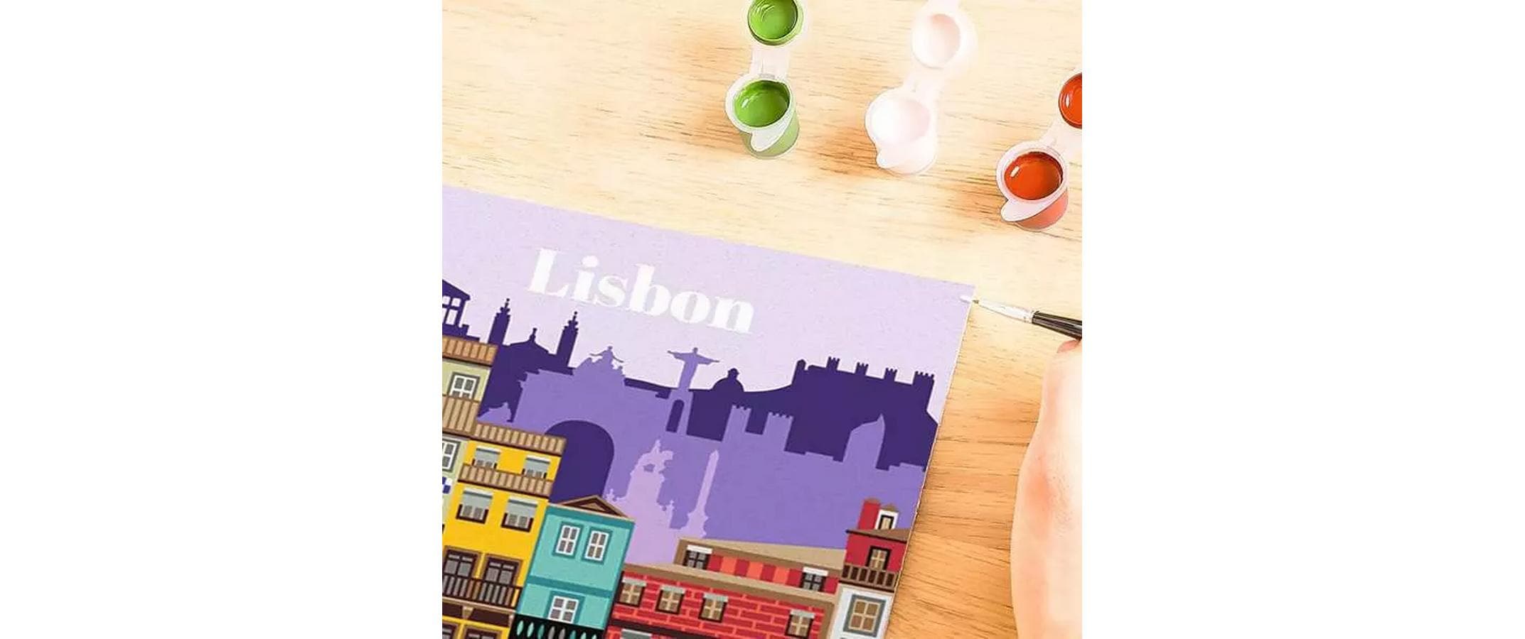 Ravensburger Malen nach Zahlen CreArt Colorful Lissabon
