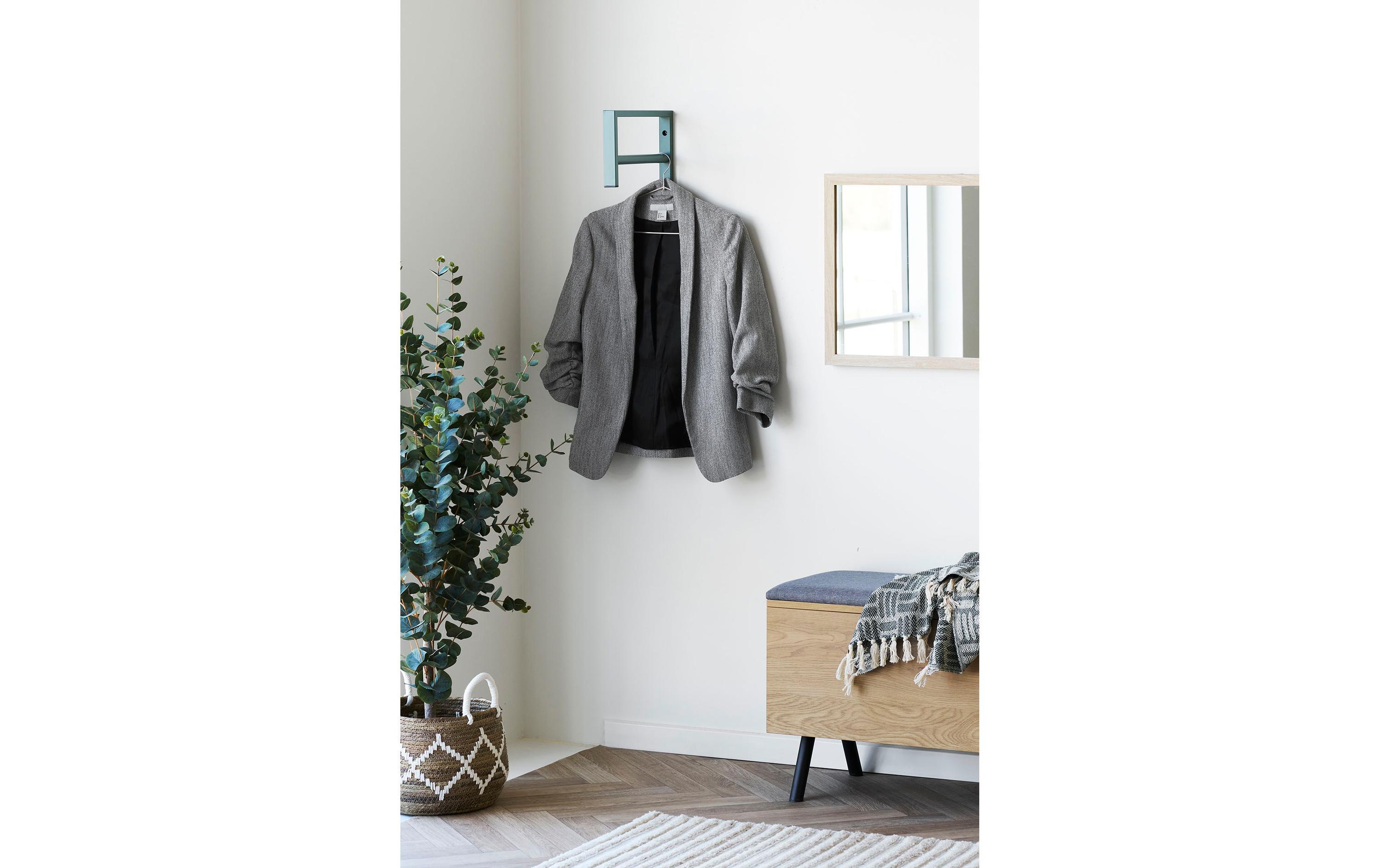 House Nordic Wandgarderobe Trento 30 x 3 x 82 cm, Grün