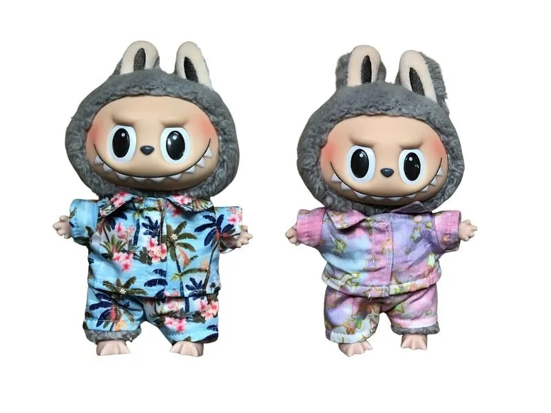 Nize Puppenkleidung Labubu Outfit Palme/Einhorn Nize Puppenkleidung Labubu Outfit Palme/Einhorn