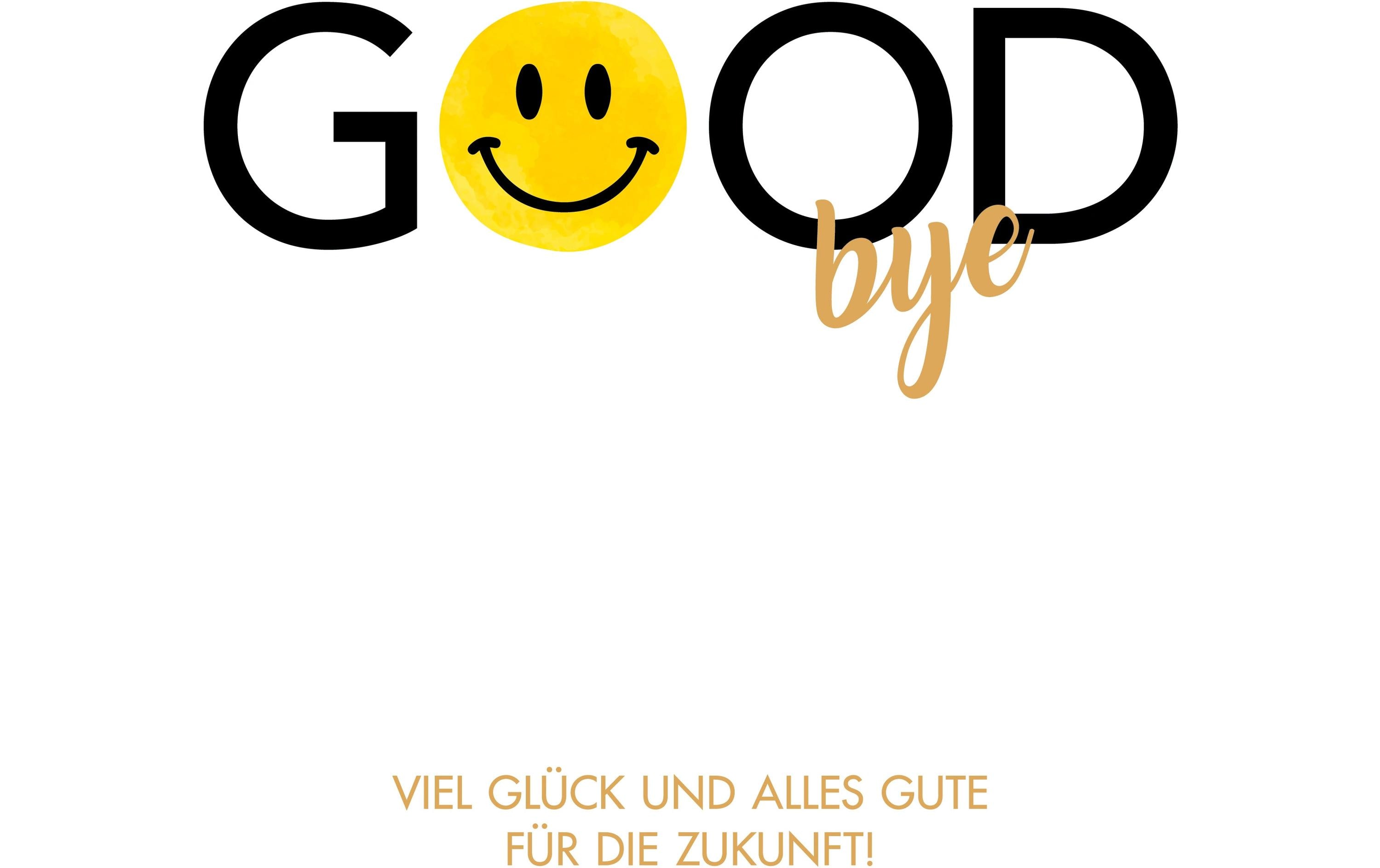 ABC Glückwunschkarte Abschied/Ruhestand A4