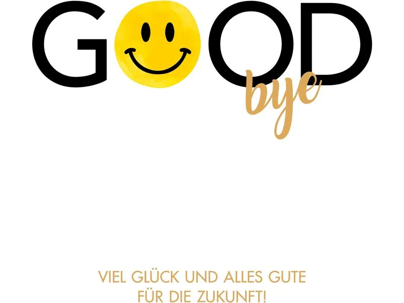 ABC Glückwunschkarte Abschied/Ruhestand A4
