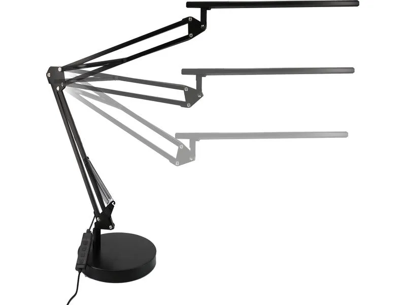 UNiLUX Schreibtischleuchte SwingoLed 2.0 1450 lm, Schwarz UNiLUX Schreibtischleuchte SwingoLed 2.0 1450 lm, Schwarz
