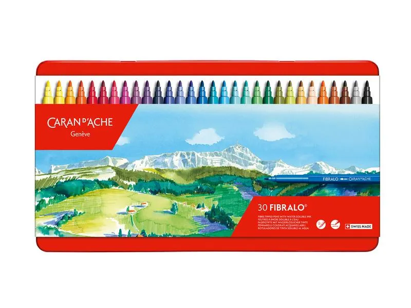 Caran d'Ache Filzstift Fibralo 30 Stück