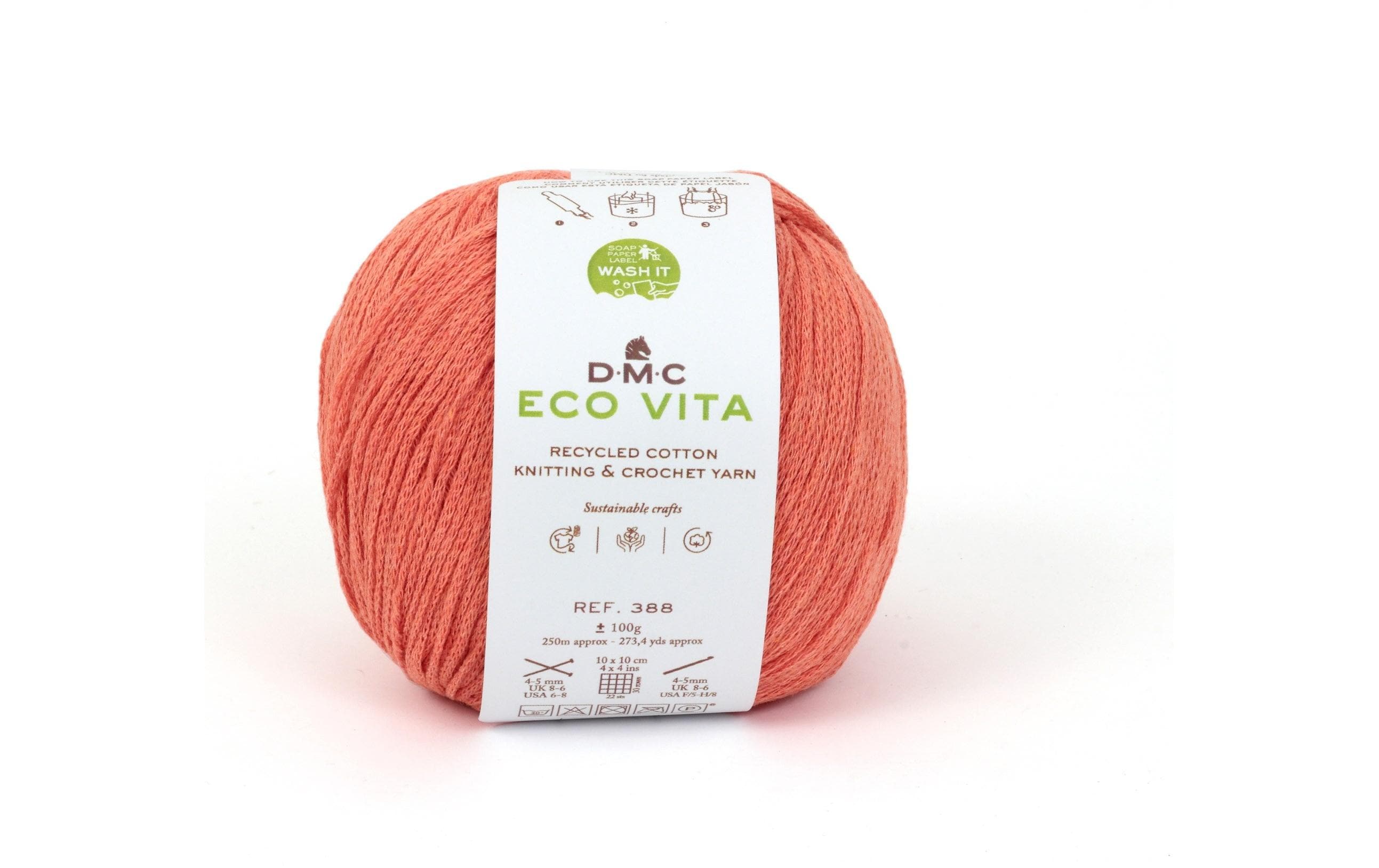 DMC Wolle Eco Vita 100 g, Orange