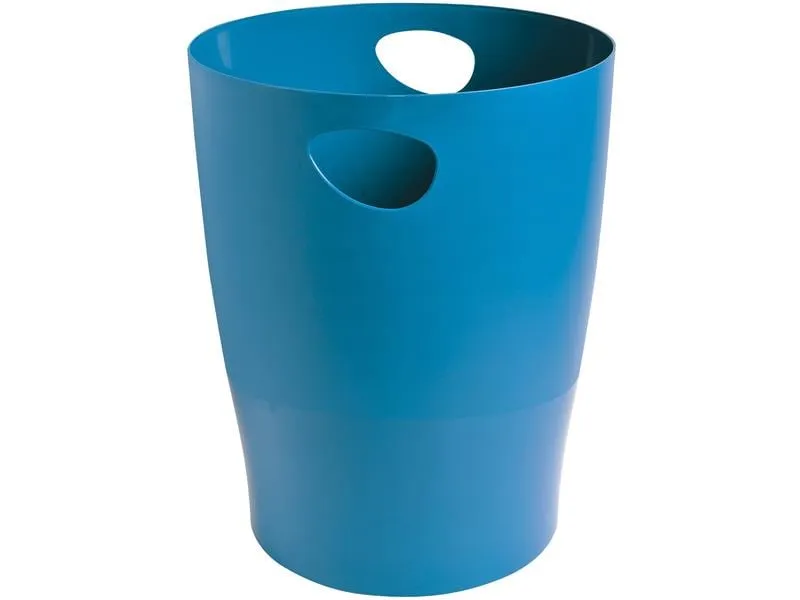 Exacompta Papierkorb Bee Blue Ecobin 15 l, Türkis Exacompta Papierkorb Bee Blue Ecobin 15 l, Türkis
