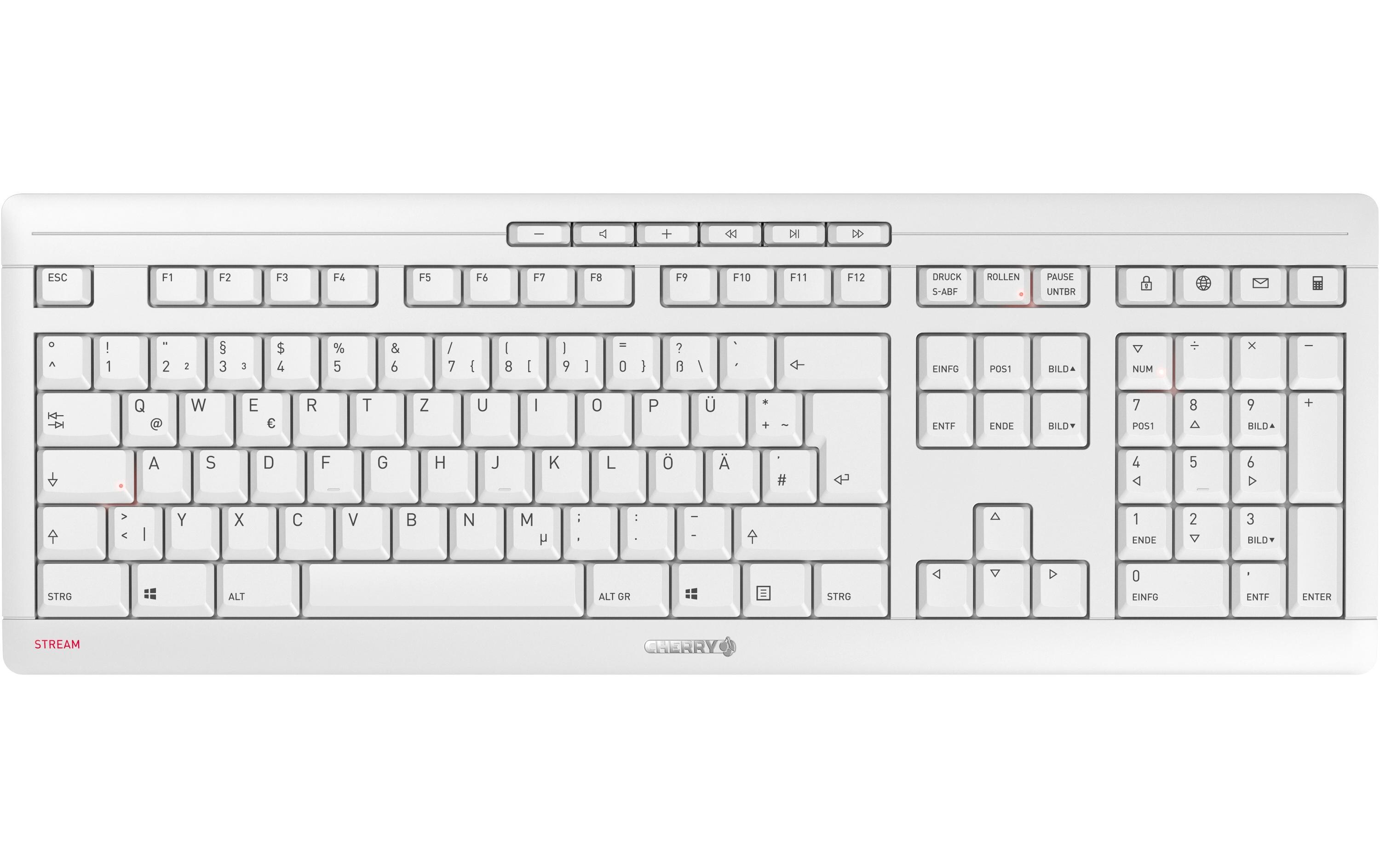 Cherry Tastatur-Maus-Set Desktop Recharge Weiss Cherry Tastatur-Maus-Set Desktop Recharge Weiss