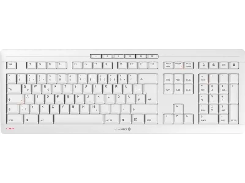 Cherry Tastatur-Maus-Set Desktop Recharge Weiss Cherry Tastatur-Maus-Set Desktop Recharge Weiss