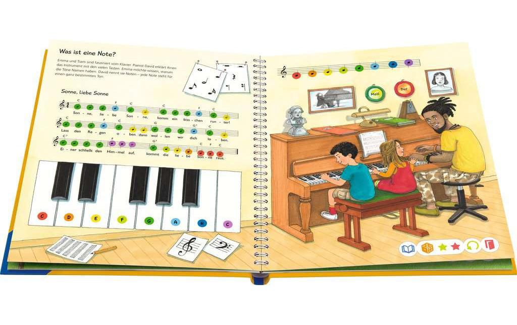 tiptoi Lernbuch WWW Wir entdecken die Musik