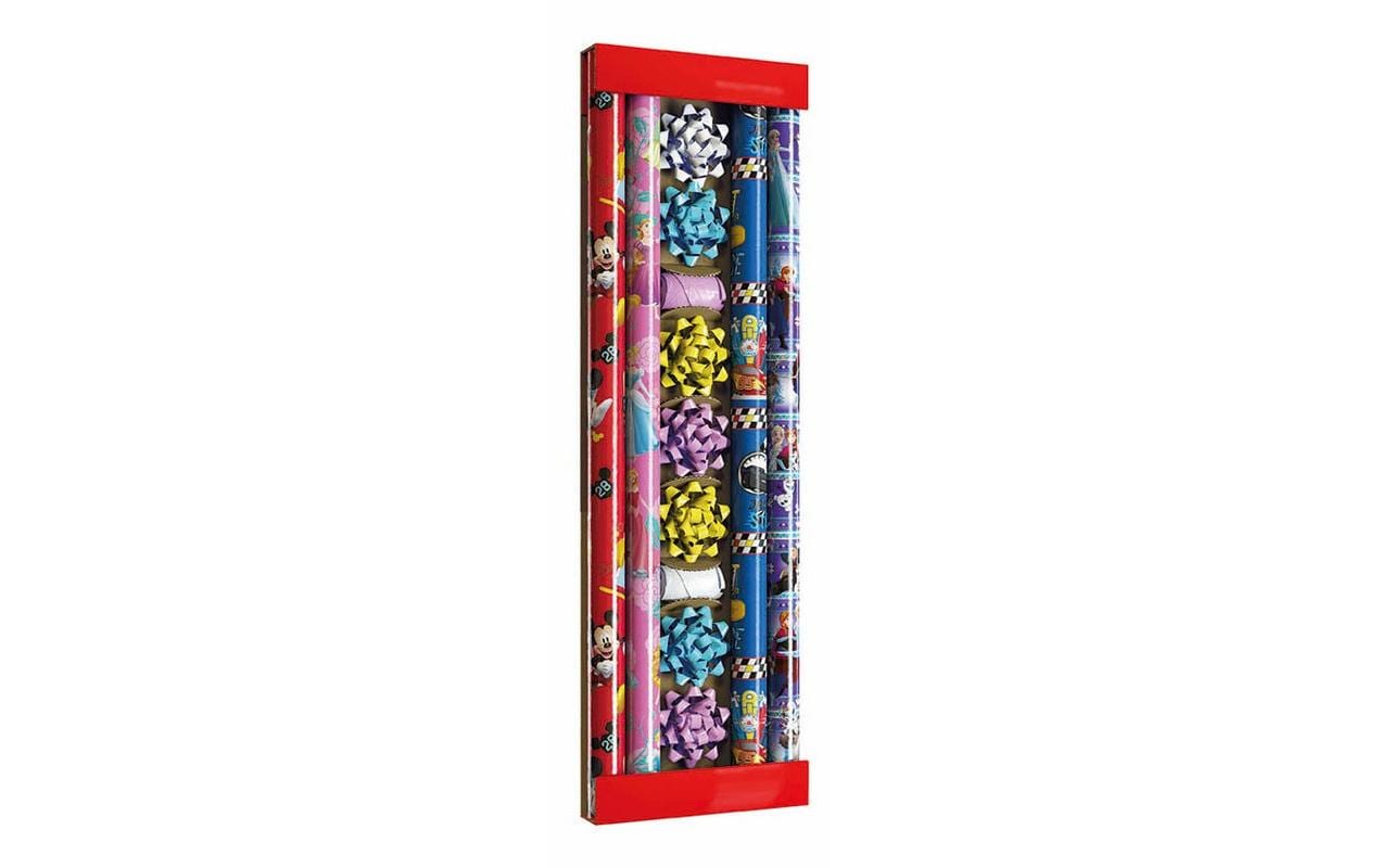 Braun + Company Geschenkpapier-Set Kids, 4er Pack Disney Charaktere