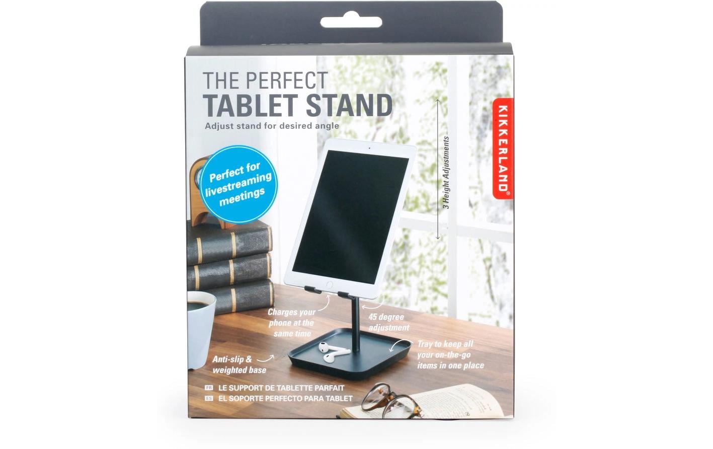 Kikkerland Smartphone- Halter 26 cm, Schwarz