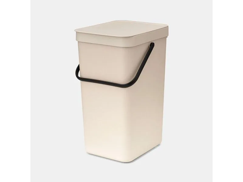 Brabantia Recyclingbehälter Sort & Go 16 l, Beige Brabantia Recyclingbehälter Sort & Go 16 l, Beige