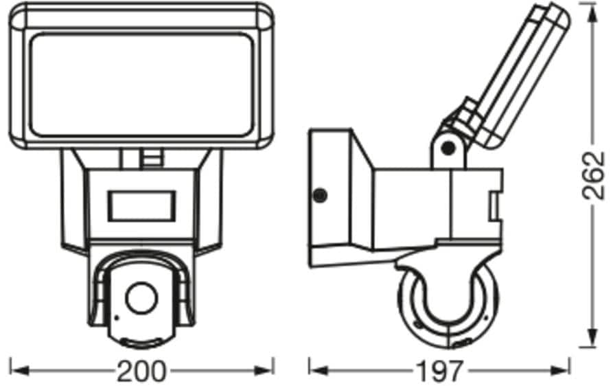 OSRAM Strahler SMART+ Wifi Flood Auto Cam