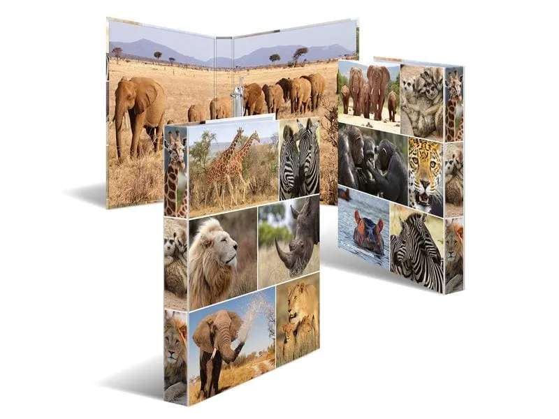 HERMA Ringbuch Afrika 2-Ring 3.5 cm, Mehrfarbig HERMA Ringbuch Afrika 2-Ring 3.5 cm, Mehrfarbig