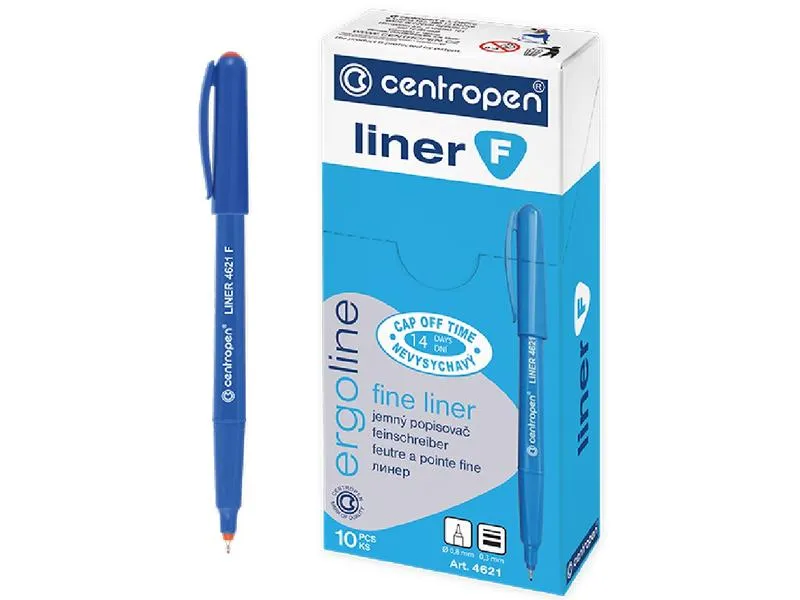 Büromaterial Fineliner Office Focus 10 Stück, Rot