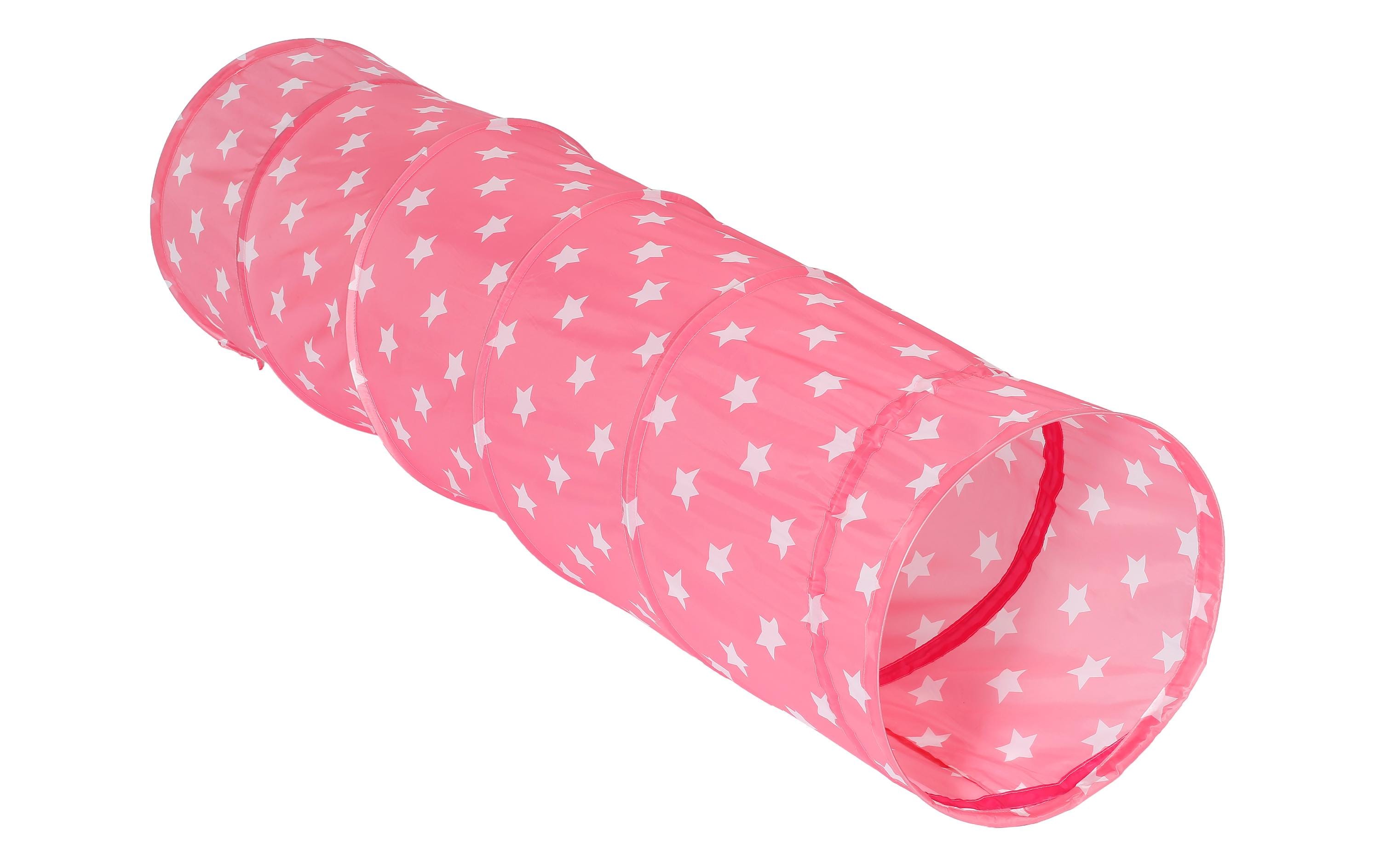 Knorrtoys Spieltunnel Pink White Stars Knorrtoys Spieltunnel Pink White Stars