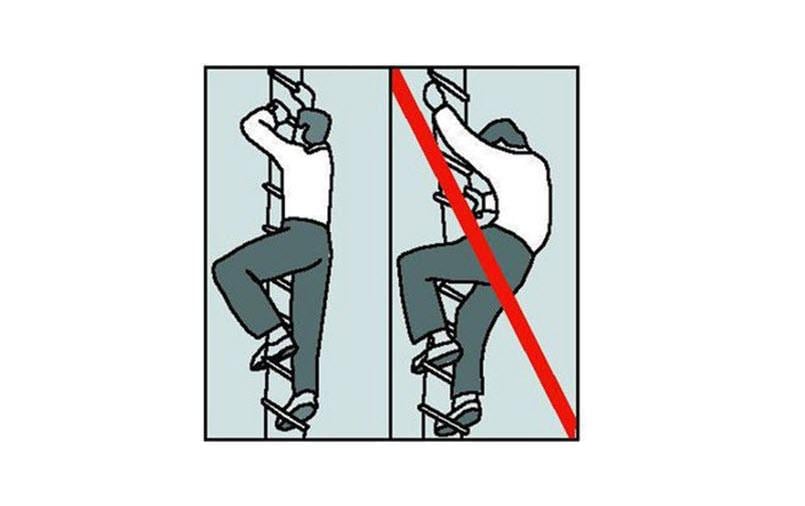 Mentrex Feuerleiter 12 m ohne Abstandshalter