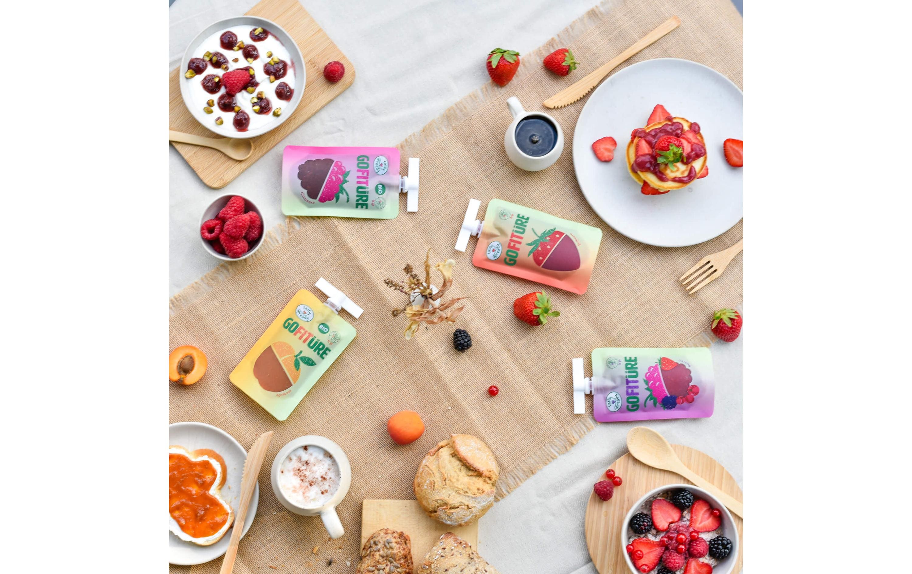 GOFITÜRE Bio Beeren die zuckerreduzierte Konfitüre Alternative