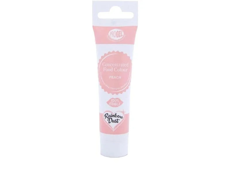 Rainbow Dust Lebensmittelfarben-Gel ProGel Pfirsich