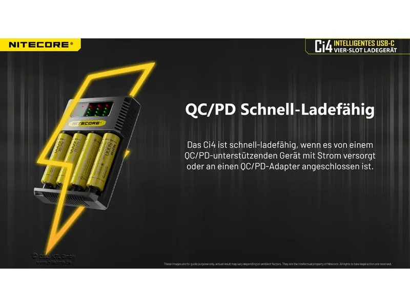 Nitecore Ladegerät Ci4 Nitecore Ladegerät Ci4