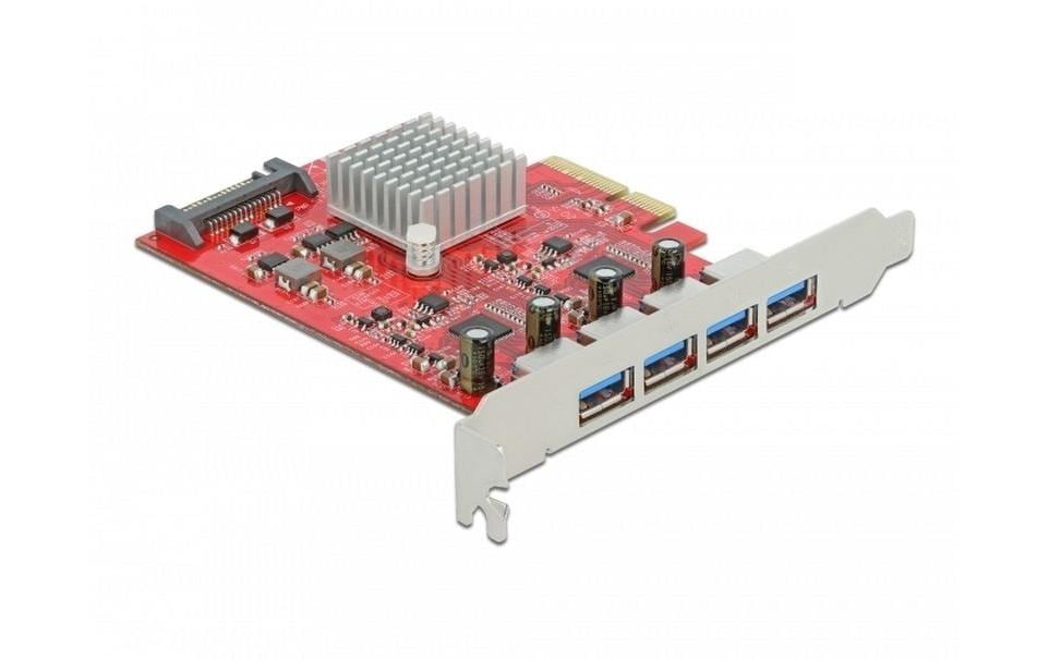 Delock PCI-Express-Karte 90481 4x USB-A 3.1 Gen 2 Delock PCI-Express-Karte 90481 4x USB-A 3.1 Gen 2