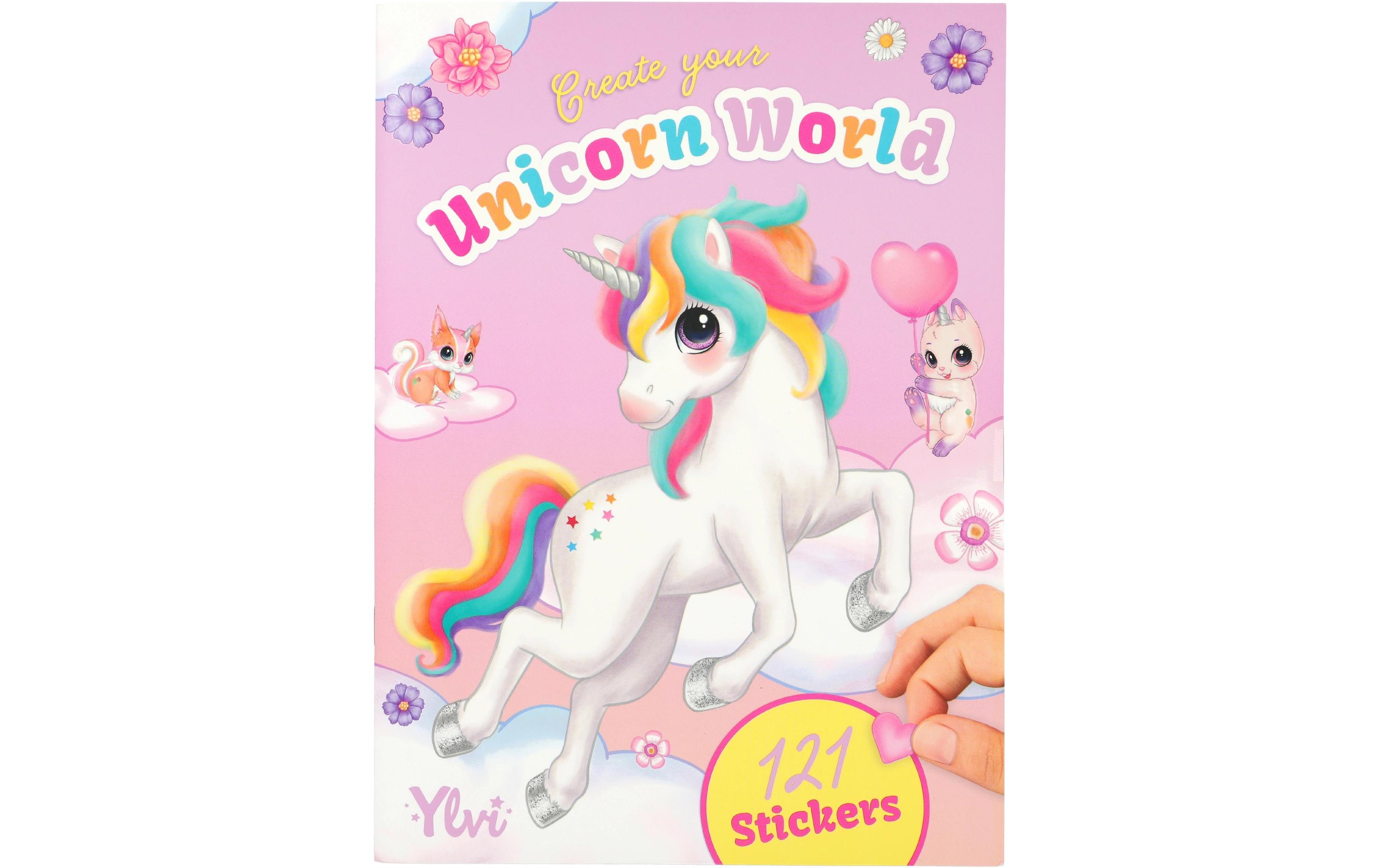 Depesche Stickerbuch Ylvi Unicorn World 20 Seiten