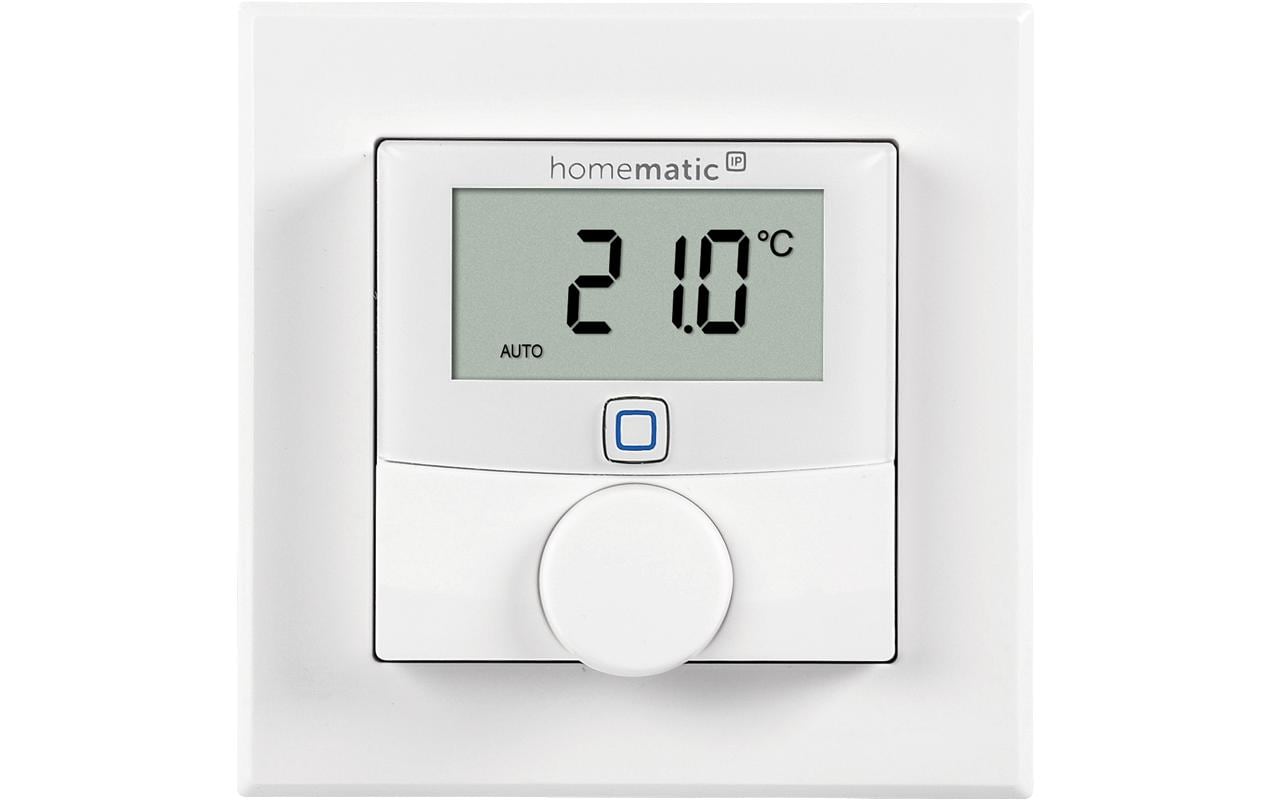Homematic IP Smart Home Funk-Wandthermostat mit Luftfeuchtigkeitssensor Homematic IP Smart Home Funk-Wandthermostat mit Luftfeuchtigkeitssensor