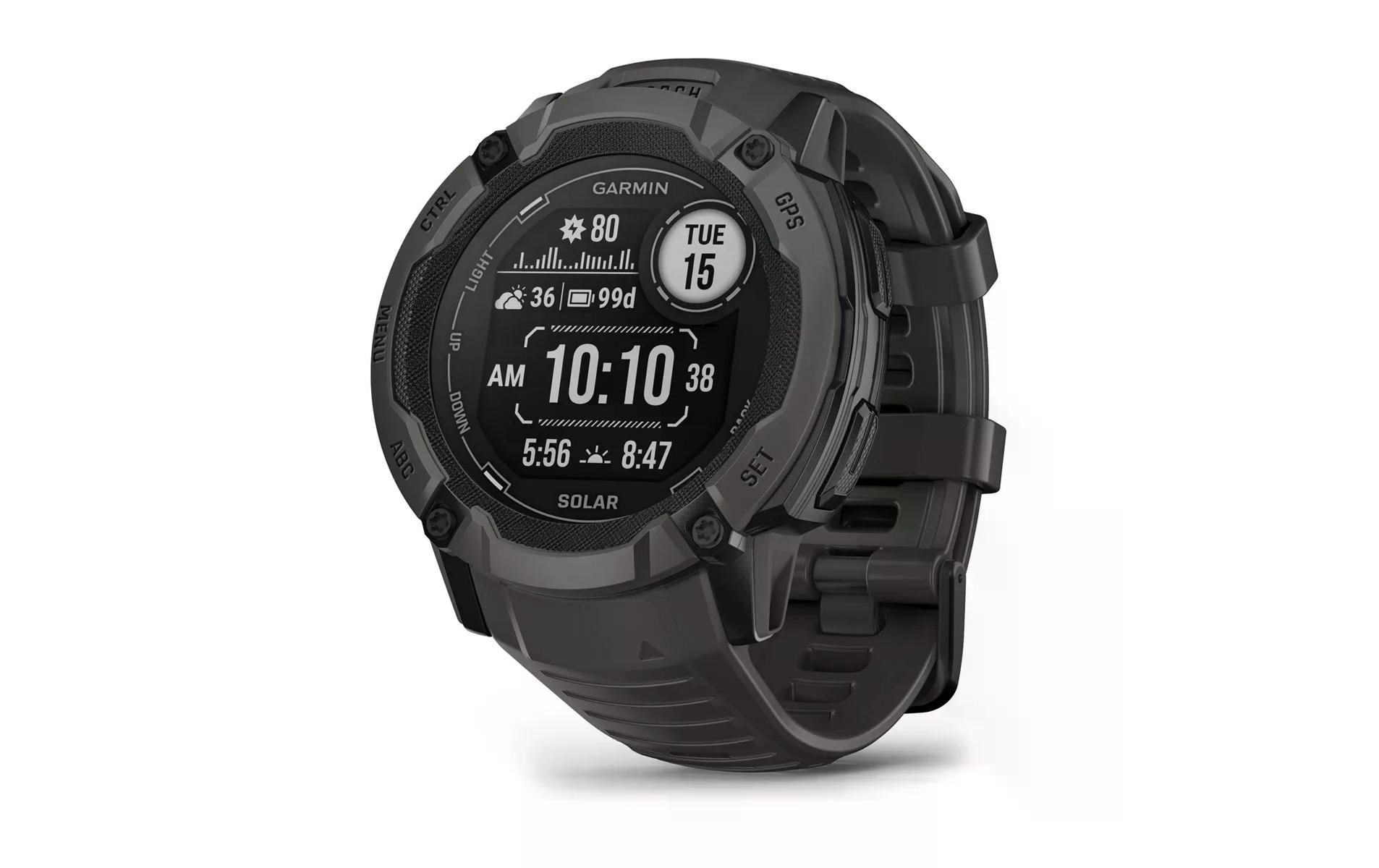 GARMIN Sportuhr Instinct 2X Solar Graphite