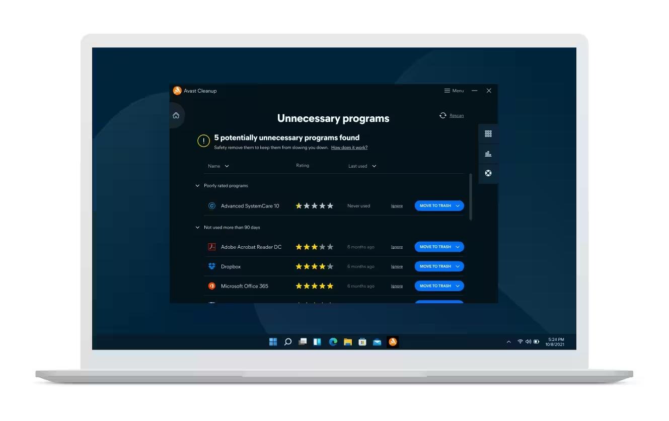 Avast Cleanup Premium ESD, Vollversion, 10 Geräte, 1 Jahr Avast Cleanup Premium ESD, Vollversion, 10 Geräte, 1 Jahr