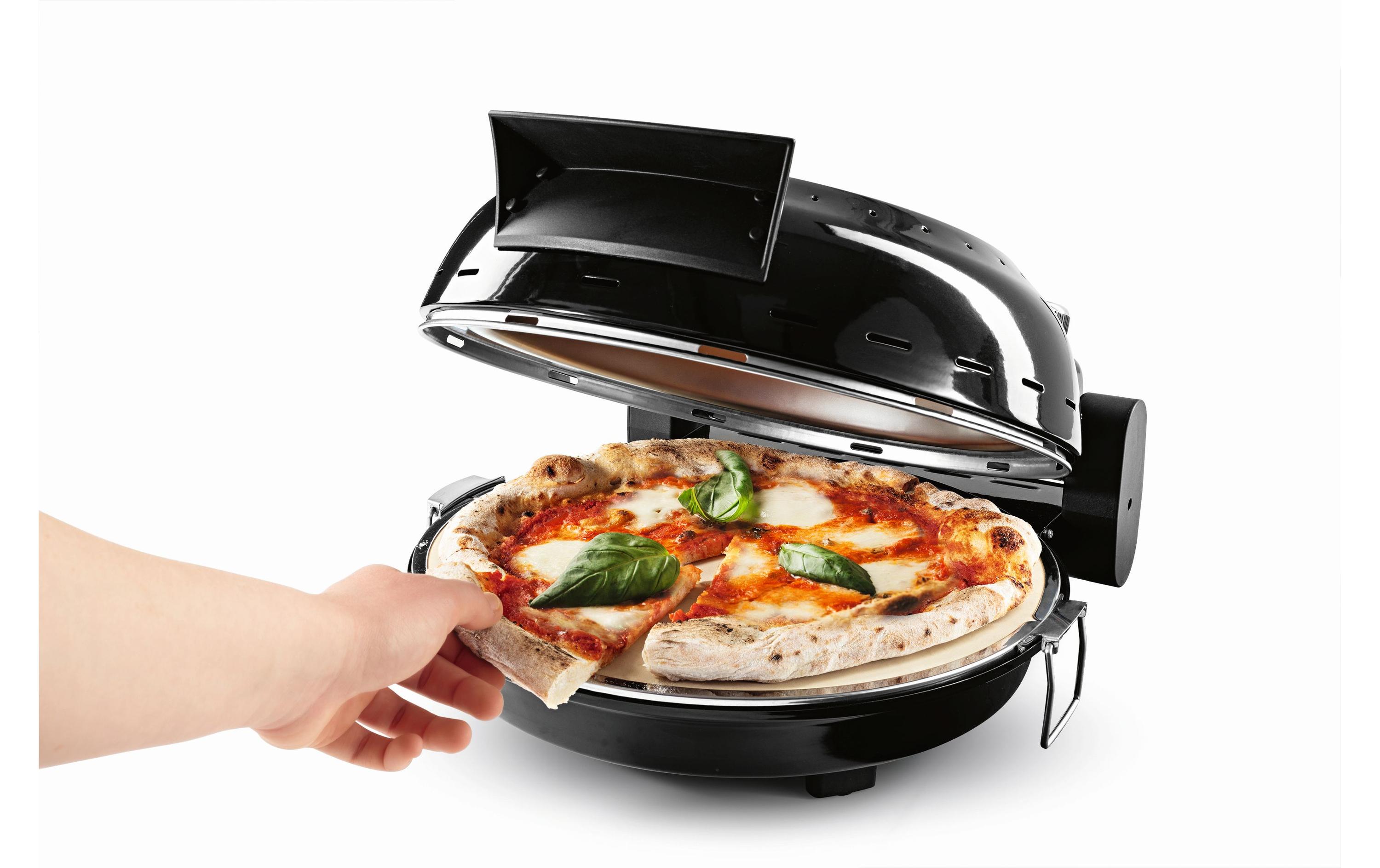 GOURMETmaxx Pizzaofen Ø 30 cm, Schwarz