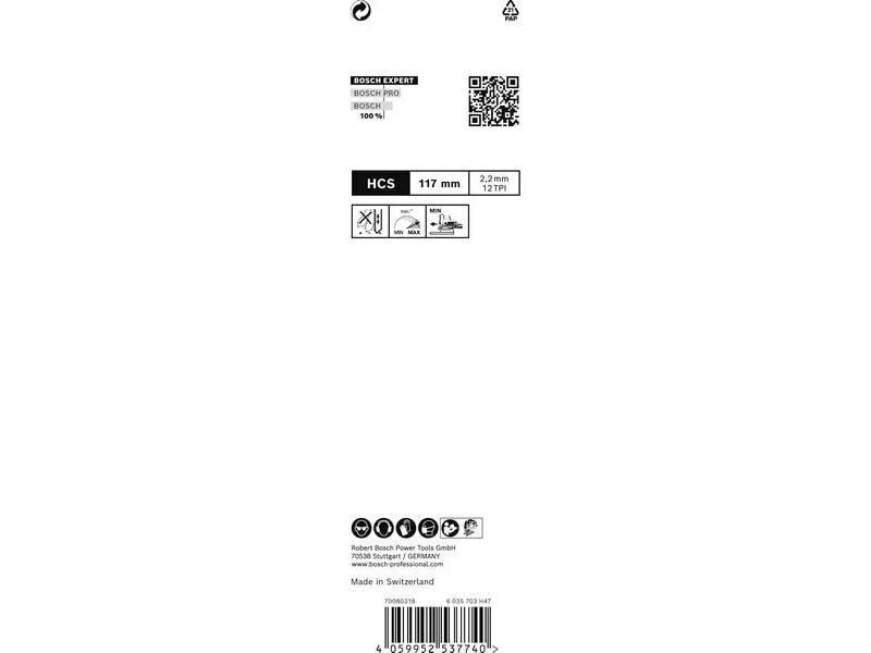 Bosch Professional Stichsägeblatt EXPERT Wood 2-side clean T 308 B, 3 Stück Bosch Professional Stichsägeblatt EXPERT Wood 2-side clean T 308 B, 3 Stück