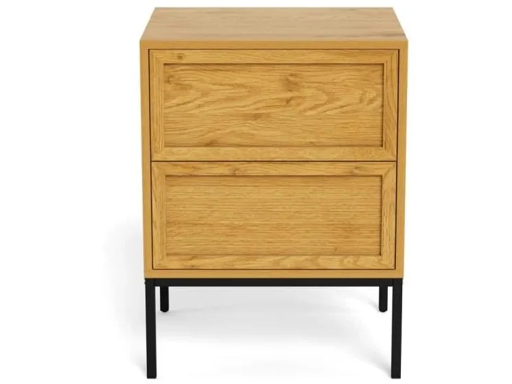AC Design Nachttisch Palmdale Hellbraun, 45.6 x 40 x 61 cm AC Design Nachttisch Palmdale Hellbraun, 45.6 x 40 x 61 cm