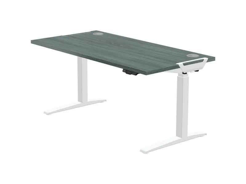 Fellowes Steh- & Sitzgestell Levado ohne Tischplatte, Weiss