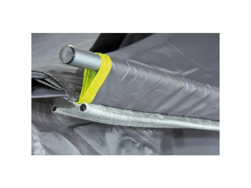 High Peak Vorzelt Trento 2.0, Lightgrey-Darkgrey-Lime