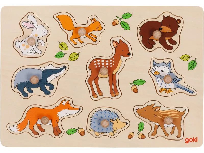 Goki Steckpuzzle Waldtiere Goki Steckpuzzle Waldtiere