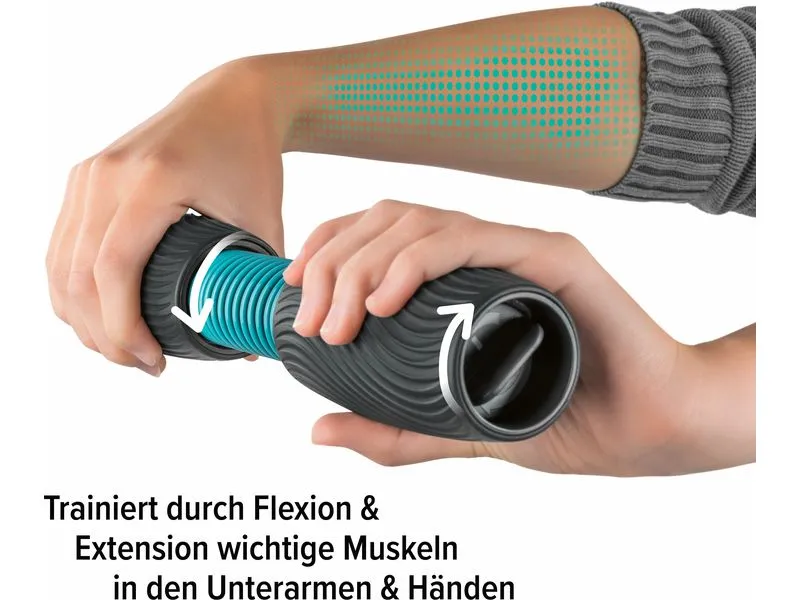 MAXXmee Handgelenk- & Unterarmtrainer anthrazit, drei Stärken MAXXmee Handgelenk- & Unterarmtrainer anthrazit, drei Stärken