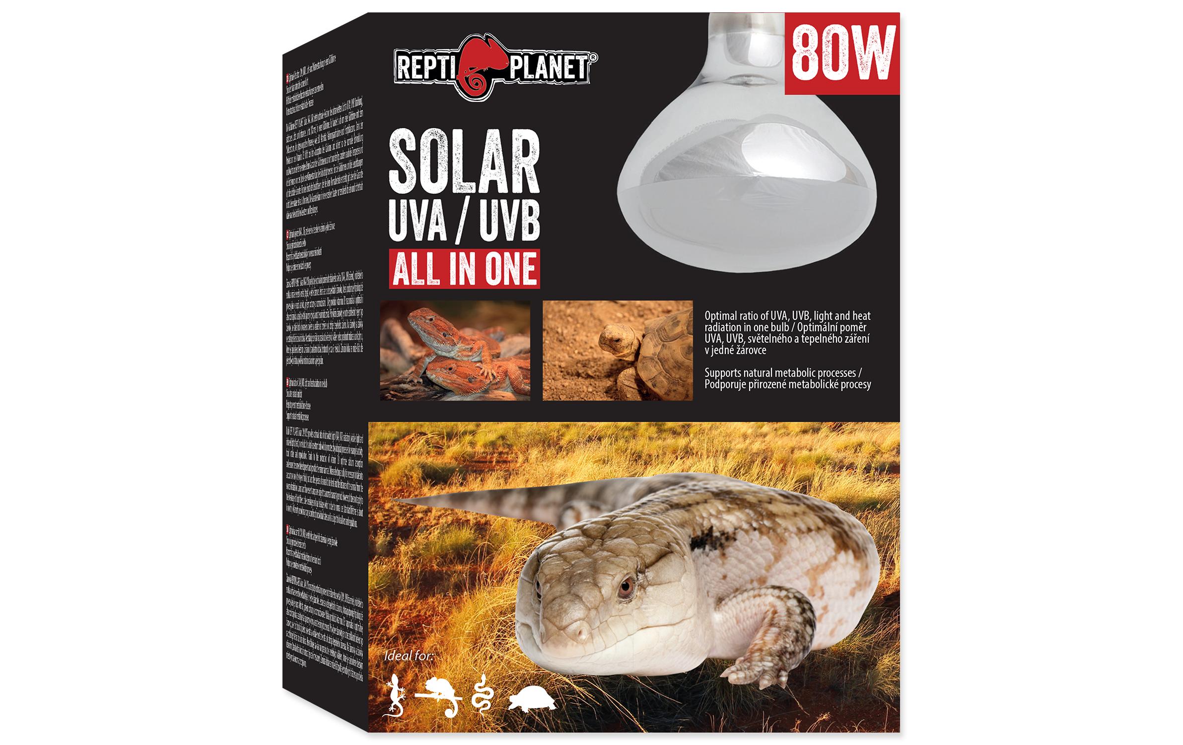 Repti Planet Terrarienlampe Solarlicht mit UVA & UVB 80 W Repti Planet Terrarienlampe Solarlicht mit UVA & UVB 80 W