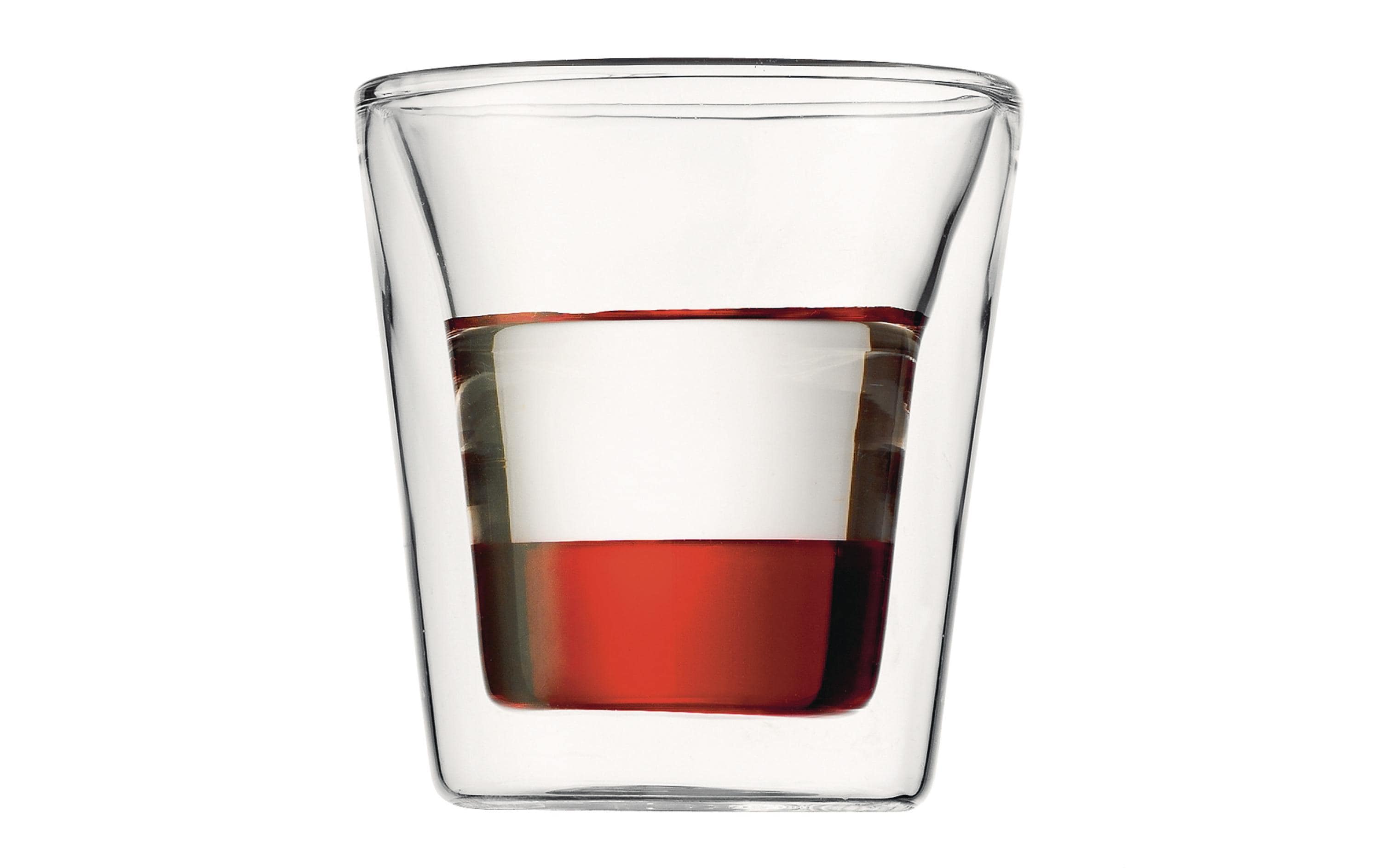 Bodum Thermobecher Canteen 100 ml, 2 Stück, Transparent