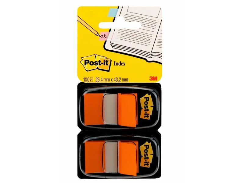 Post-it Page Marker Post-it Index 680-B2 Orange, 2 Stück Post-it Page Marker Post-it Index 680-B2 Orange, 2 Stück