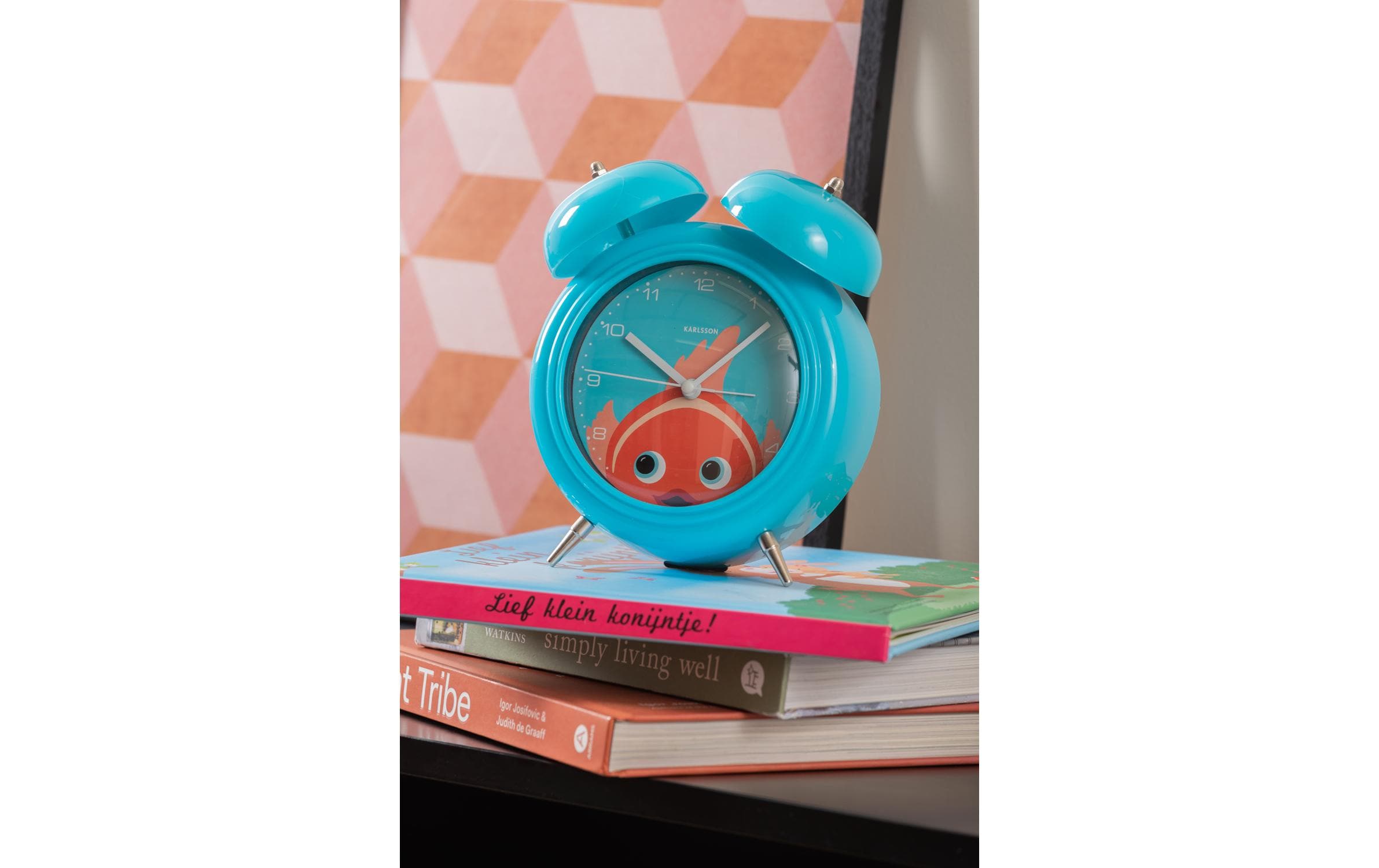 KARLSSON Wecker Goldfisch Light blue