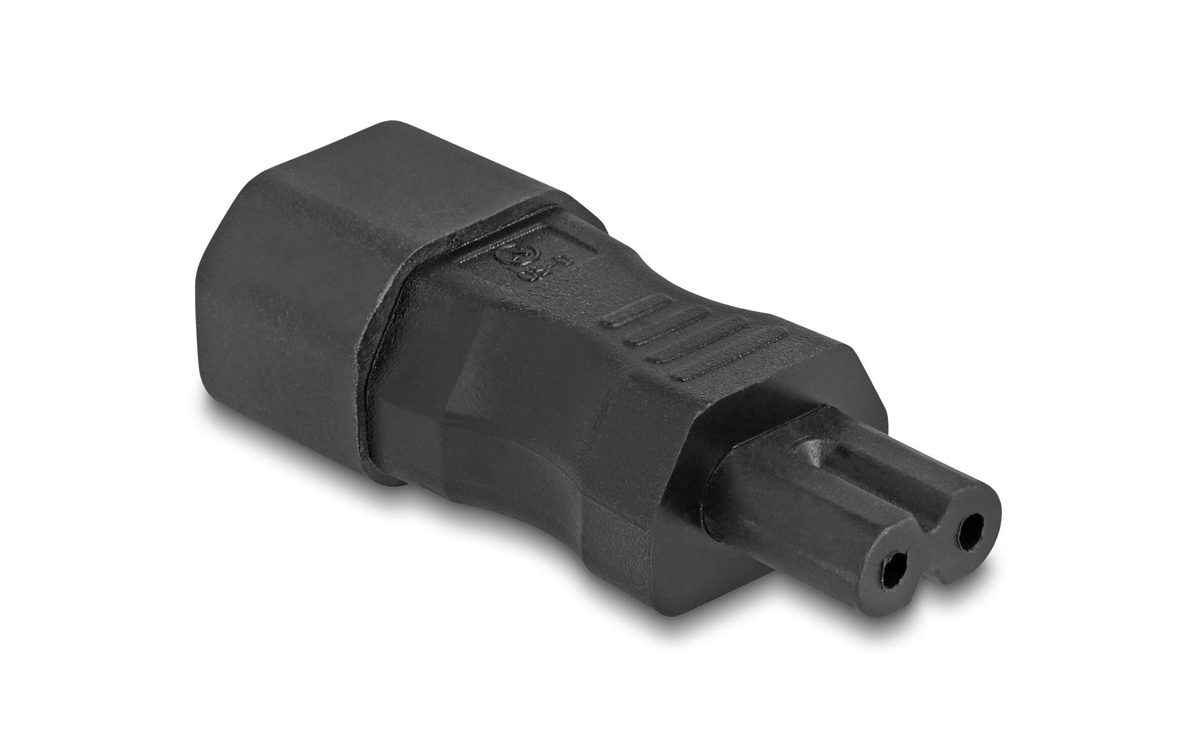Delock Adapterstecker IEC60320 C14 - C7, gerade Delock Adapterstecker IEC60320 C14 - C7, gerade
