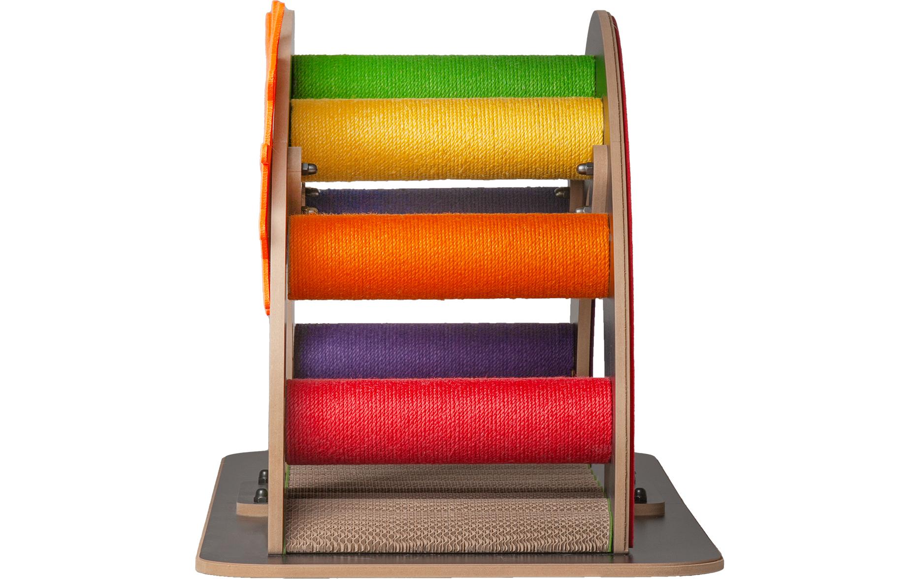 CanadianCat Katzenspielplatz Rainbow Mehrfarbig