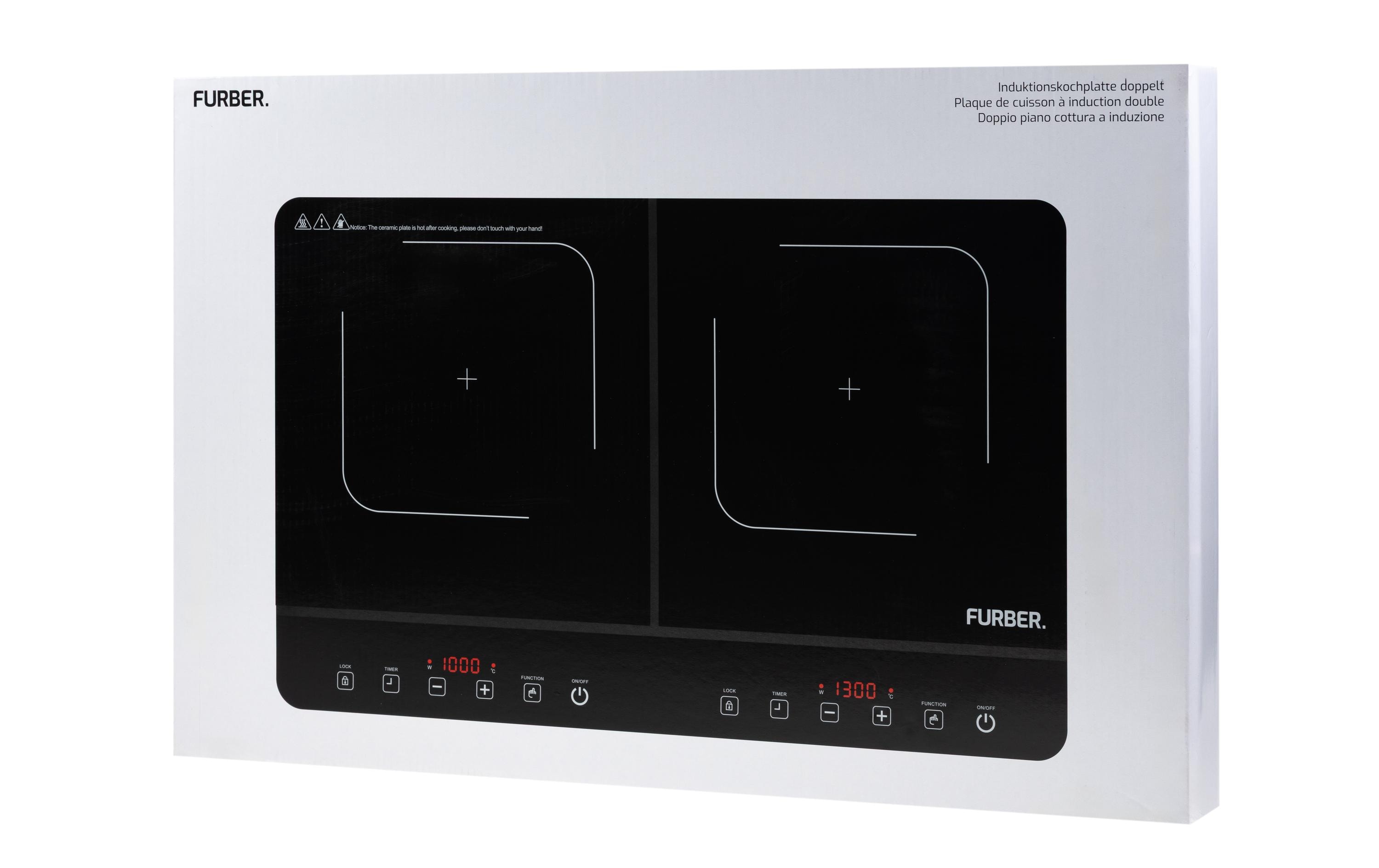 FURBER Induktionskochplatte Calore 2300 W doppel